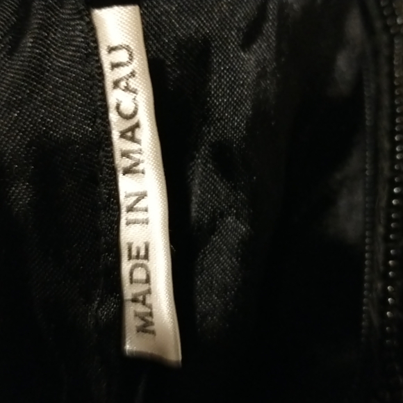 Black Vintage beaded/sequined lined crossbody purse - Picture 8 of 10